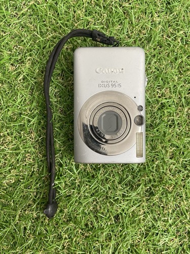 Canon Digital Camera IXUS 95 IS 10.0MP Silver NO BATTERY/CHARGER (D40)