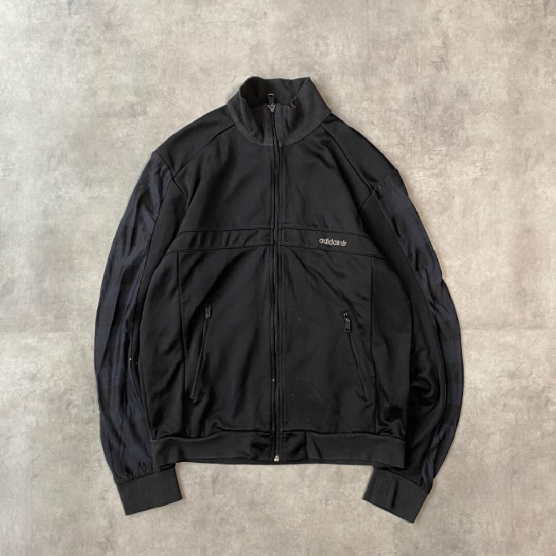Adidas Track Jacket Black L White 00s Logo Embroidery 11225 Adidas Track Jacket Black L White 00s Logo Embroidery 11225