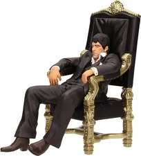 Movie Icons Scarface: Tony Montana Throne 7" Figure