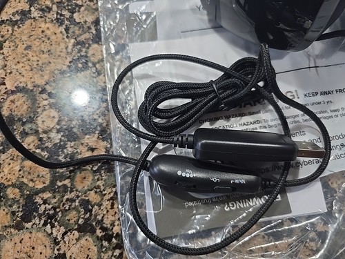 Cyber Acoustics AC-6012 Wired Stereo USB Headset Over-Ear, Noise-Canceling - Picture 4 of 7