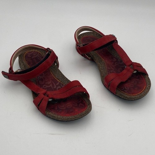 Teva Ventura Cork 2 Sandal Women's Red 8 casual hiking vacation outdoors camp