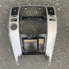 2003-2009 TOYOTA 4RUNNER Dash AC Radio Trim Bezel Panel Silver 4WD OEM 