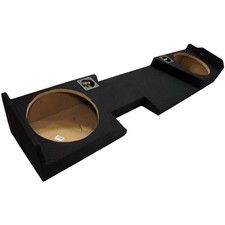 2014 - 2018 GMC Sierra Double Cab Truck Dual 12" Sub Box Subwoofer Enclosure