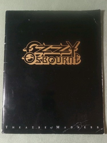 VINTAGE OZZY OSBOURNE THEATRE OF MADNESS ORIGINAL KONZERTPROGRAMM 1991 US VERSION