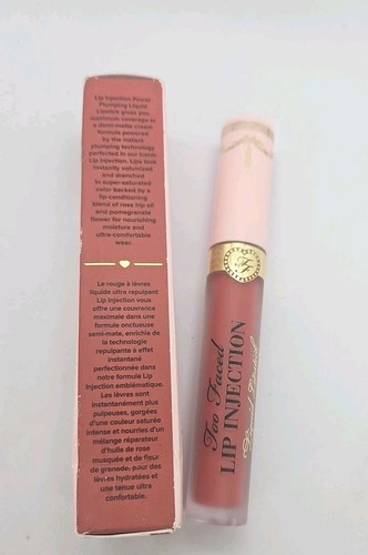 Too Faced Lip Injection Power Plumping Cream Liquid Lipstick PLUMP YOU UP Boxed - Picture 3 of 3