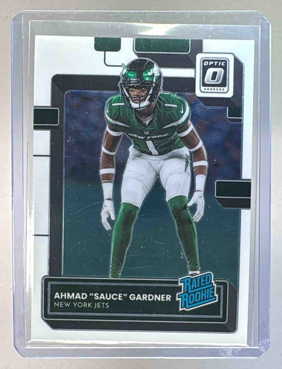 EL.134 Ahmad "Sauce" Gardner 2022 Panini Donruss Optic #228 RC Rated Rookie