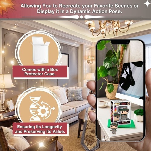 Dustin Funko Pop! TV: Stranger Things Season 4 - Vinyl Figure #1463 with Case - Bild 6 von 9