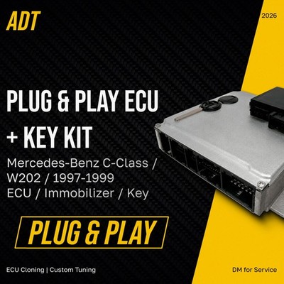 Mercedes C-Class W202 ECM 1997-1999 ECU + Immo + Key VIN Programmed Plug & Play