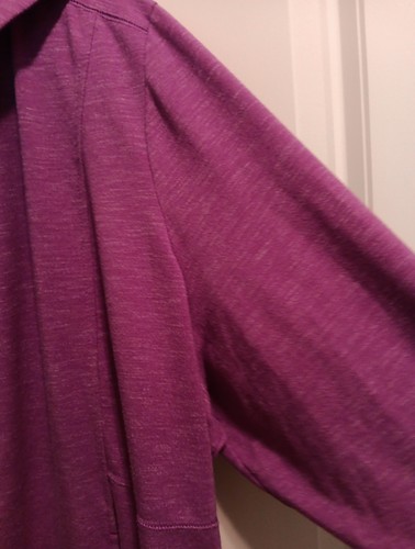 Sudadera con capucha para mujer Tek Gear 2X púrpura con cremallera con bolsillos delanteros - Imagen 4 de 8