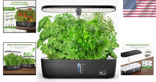 Advanced Hydroponic System with Automatic Timer & Quiet Water Circulation - Picture 2 of 9