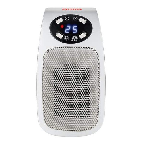 7.87 in Electric Outlet Ceramic Plug-In Space Heater, LCD Digital Screen - Picture 7 of 8