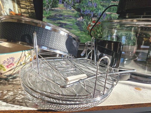 Daewoo 17L Halogen Air Fryer Backofen groß, selbstreinigend, einstellbare Temperatur & Timer - Bild 2 von 7