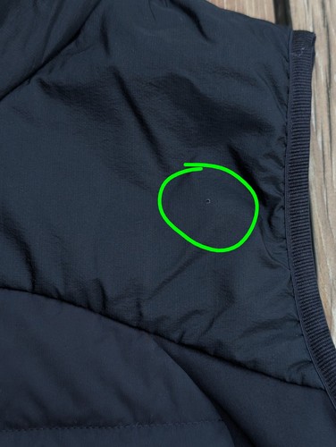 Lululemon Damen Down For It All Gänsedaunen gefütterte Weste schwarz Größe 12 W4AQLS - Bild 5 von 8