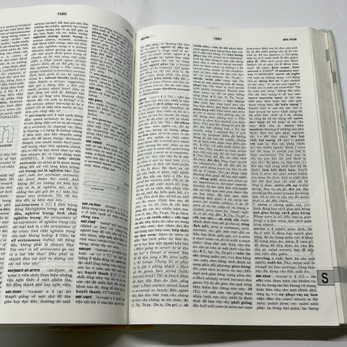 Vietnamese-English Dictionary Hardcover Book W/ Dust Jacket - Picture 12 of 12
