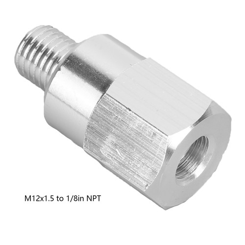 Coolant Water Temperature Sensor Adapter M12x1.5 To 1/8in NPT For LS Series - Picture 8 of 22
