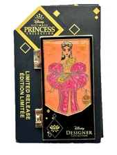 Disney Parks Pin 2022 Designer Ultimate Princess Collection Jasmine Aladdin LR