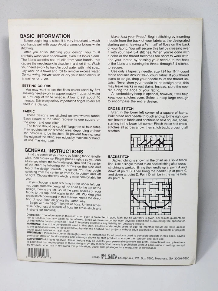 Vintage Teenage Mutant Ninja Turtles Turtle Power Cross Stitch Pattern 1990 TMNT - Image 2 of 3