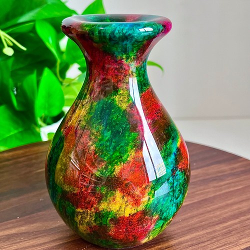 2.42lb Natural Colorful Jade Vase Series Decorative Collection - Picture 12 of 14