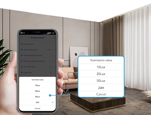 RTX WiFi-Mikrowellen-Präsenzmelder TUYA Smart 230V Aufputz - Bild 8 von 11