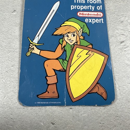Vintage 1989 Super Mario Bros Mario Door Knob Hanger Nintendo Rare Zelda - Picture 5 of 8