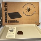 Pampered Chef Stoneware Baking Pan 1998 Family Heritage Collection #1445 Unused