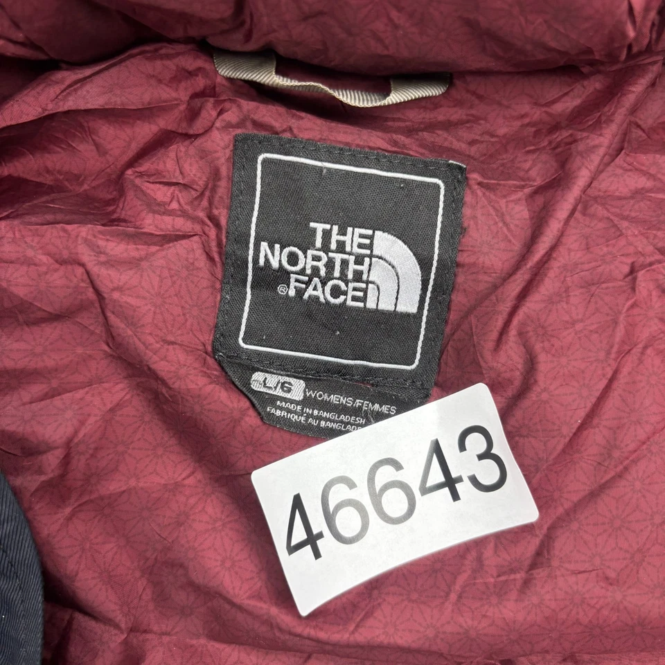 Chaqueta North Face Mujer Grande Negra Puffer Plumón de Ganso Hyvent Capucha Abrigo Dama Foto 4 de 4