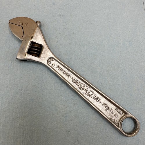 Diamond Tool & Hufeisen Co. 6" verstellbarer Halbmondschlüssel DIAMALLOY USA