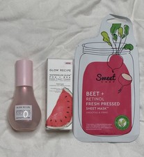 HOLIDAY BEAUTY LOT 2 GLOW Recipe Watermelon Glow Dew Drops  Toner NEW