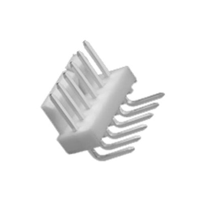 25pc MOLEX LLC 22-05-3041 .100 In Rt Angle Header 4 Circuits (White)