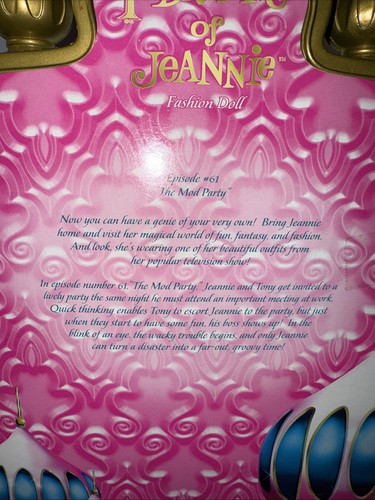 I Dream of Jeannie Fashion Doll Episode #61 The Mod Party 1997 -NRFB - Picture 4 of 8