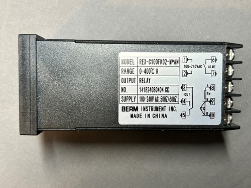 BERM REX-C100FK02-M*AN TEMPERATURE CONTROLLER - Picture 3 of 4