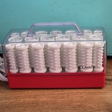 Vtg Clairol Style Setter Wax Hot Rollers Curler C20-1 Complete NO Clips Tested