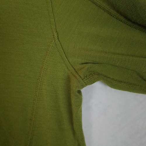 Ibex Woolies 2 Shirt Herren Small grün Merinowolle Quarter Zip LS Baselayer - Bild 5 von 20