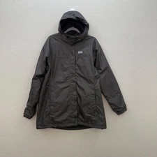 Helly Hansen Bellevue Coat Hooded Full Zip Waterproof Rain Jacket Womens sz XXL