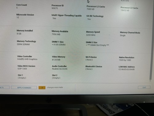 DELL OPTIPLEX 3000 SFF Intel Core i5-12500 4.60GHz 8GB NO SSD - Picture 6 of 6