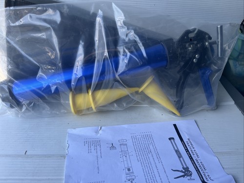 Newborn 620-Al-Blue Caulk Gun, 24 Oz Container Size, Aluminum, 18:01, Full - Picture 7 of 8