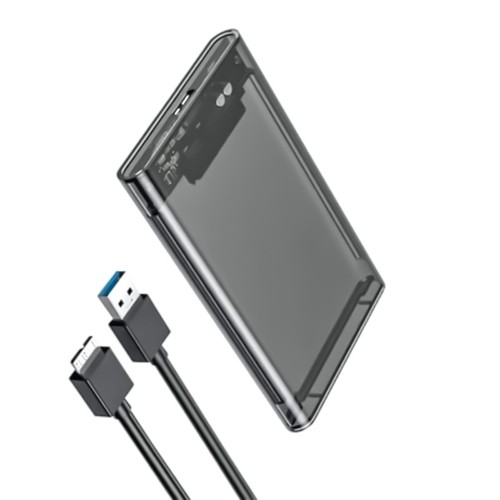 Quality 2.5Inch External HDD Enclosure for Secure Data Gray Hard Disk Case - Photo 10/11