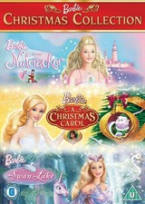 Barbie Christmas Collection A Christmas Carol and Nutcrack Region 2 DVD Like New