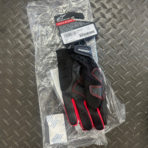 Alpinestars Crossland Motorcycle Gloves Black/Red Large Breathable Touchscreen L - Bild 4 von 5