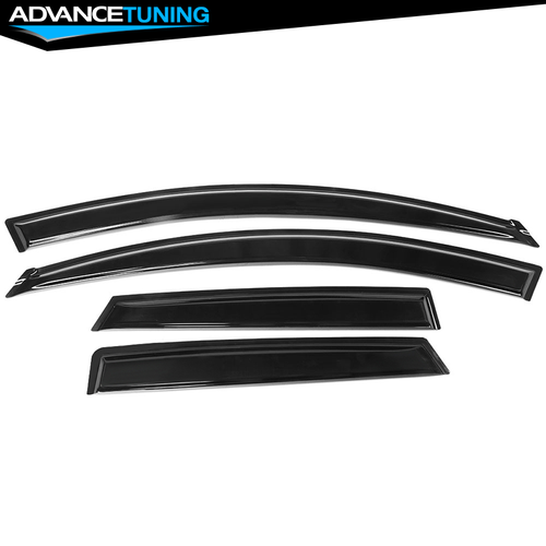 Fits 10-13 Mazda 3 Hatchback Acrylic Side Window Visor Sun Rain Guard Vent 4PCS - Picture 4 of 11