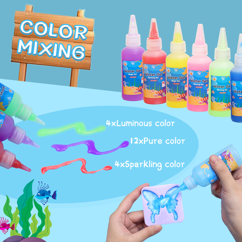 Juego de juguetes Magic Water Elf para niños, kit de artesanía blanda hágalo usted mismo creativo - Imagen 3 de 8