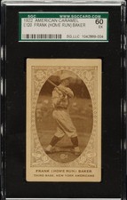 Frank ‘Home Run’ Baker 1922 American Caramel E120 SGC 5 1 Of The Best Examples