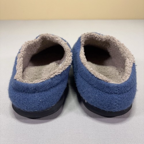 L.L. Bean Daybreak Scuff Slipper Clogs - Blue Wool Aurora Trees Motif - Women 9M - Picture 4 of 9