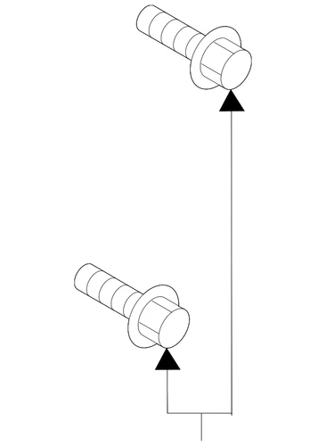 Genuine Ford Trans Cooler Bolt W715131-S442