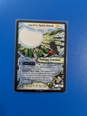 Earths Spirit Bomb LP HOLO FOIL Ultra Rare 124 DBZ CCG Dragon Ball