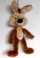 Vintage Looney Tunes Wile E Coyote Plush tag 1987 Warner Brothers 17"