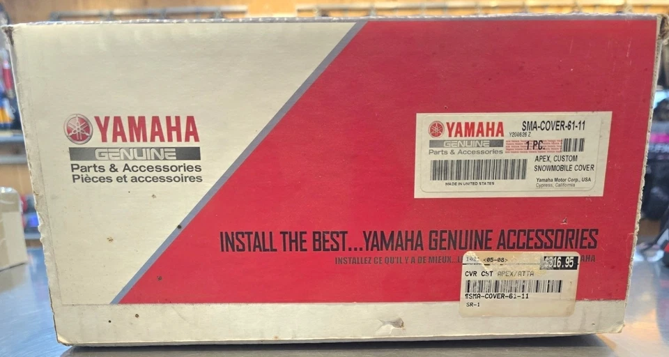 Yamaha SMA-COVER-61-11 Snowmobile Cover – Apex / Attak – Genuine OEM - Image 2 of 2