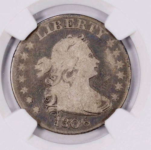 1806 Draped Bust Quarter NGC G6 - Picture 2 of 4