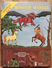 TSR Advanced Dungeons & Dragons MONSTER MANUAL HC 1979 4th ed AD&D