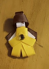 Three Disney Princess Hair Clips  Two Ladybug Hair Clips